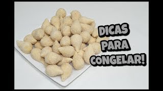 COMO CONGELAR coxinha bolinha de queijo risole croquete e quibe [upl. by Handel]