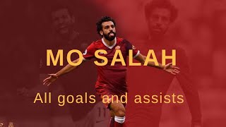 Mo Salah all goals and assists 201819 [upl. by Annawad]