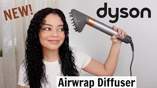 NEW DYSON AIRWRAP DIFFUSER FOR CURLY HAIR 😱 [upl. by Juley]