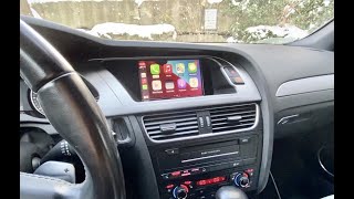 Installing AppleCarplay on a B8B85 Audi A4S4  RSNAV [upl. by Orton108]