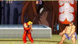 MegaDriver  Shou Ken  Ken Stage Theme  Street Fighter 2 Game Video [upl. by Airakaz]