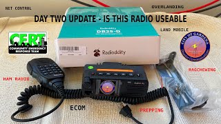 First Impression Day One with DAY TWO UPDATE  Radioddity DB25D DMR Mini Radio [upl. by Fogarty]