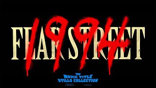 Fear Street Part 1 1994 2021 title sequence [upl. by Suoicserp516]