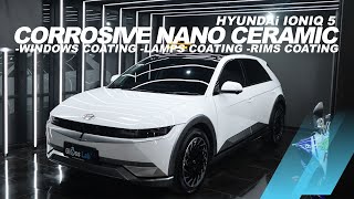 HYUNDAI IONIQ 5 COATING CORROSIVE NANO CERAMIC BY GLOSSLAB [upl. by Itra]