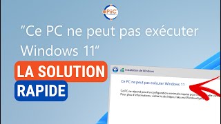 🛑 Windows 11 sur nimporte quel PC Ce PC ne peut pas exécuter Windows 11 La solution [upl. by Cesaro]