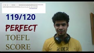 HOW I SCORED 119 ON THE TOEFL  MY SCORE amp MATERIAL  DONT GO TO COACHINGS [upl. by Llerrud]