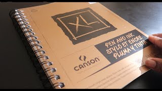 Canson Pen and Ink Sketchbook review UPDATES [upl. by Eidna]