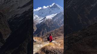 Annapurna base camp Trek 👍 best trekking route in Nepal 🇳🇵 [upl. by Amble]