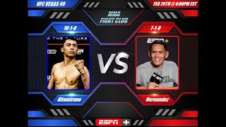 UFC Vegas 49 Victor Altamirano vs Carlos Hernandez  Fight Breakdown amp Predictions [upl. by Jaquelin]