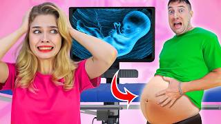 My Boyfriend Is Pregnant For 24 Hours Funny Pregnancy Situations by Crafty Hype Plus [upl. by Ativoj]