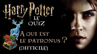 QUIZ HARRY POTTER I À QUI EST LE PATRONUS  Pensezvous bien connaître la Saga [upl. by Assyle825]