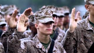 Marines Recite the Oath of Enlistment [upl. by Romo223]