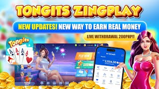 TONGITS ZINGPLAY NEW UPDATES IN 2024 CAN EARN REAL MONEY WITHDRAW 200PHP TO GCASH [upl. by Ashjian]