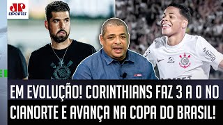 quotAS COISAS ESTÃO MELHORANDO O Corinthians com o António Oliveira estáquot 3x0 no Cianorte ELOGIADO [upl. by Kanter626]