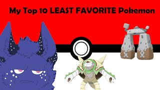 Morayyeels Top 10 LEAST FAVORITE Pokemon [upl. by Regor]