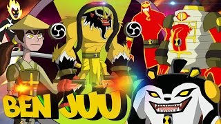 ESPECIAL BEN JUU  BEN 10 VERCION JAPONESA  TODOS LOS ALIENS FRIO10MIL rizegreymon22 [upl. by Lud286]