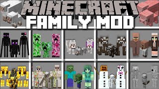 Minecraft TAME AND BREED FAMILY BABY MOBS MOD  DANGEROUS CREEPER AND ZOMBIE  Minecraft Mods [upl. by Heimlich155]