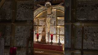 Golgotha in the Church of the Holy Sepulchre Israel 2024 [upl. by Tamiko]