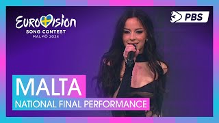 Sarah Bonnici  Loop  Malta 🇲🇹  National Final Performance  Eurovision 2024 [upl. by Veronike]