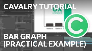 Cavalry Tutorial  How to Animate a Bar Graph Rebuilding an After Effects Motion Graphic [upl. by Brendin]