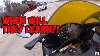 Sportbikers RUN From CRAZY Texas Police Officers  Bikes VS Cops 82 [upl. by Dnalel]