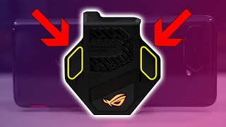 ROG Phone 5  AeroActive Cooler 5 quick review New back buttons and heat test [upl. by Oisorbma]