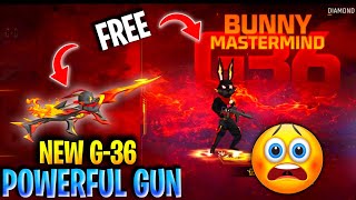 New Bunny G36 Gun Skin 🤑  Luck Royale Bunny Mastermind G36 😨 shorts short [upl. by Aihseuqal804]