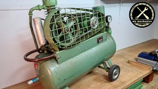 1959 Broken Air Compressor  Repair and Maintanence [upl. by Auhso929]