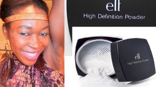 ELF High Definition Powder Review [upl. by Embry852]