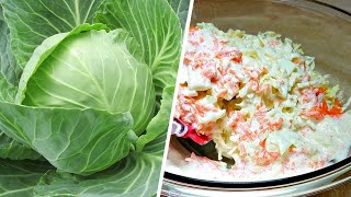 How to Make KFC Style Coleslaw  Homemade Coleslaw Recipe [upl. by Marsh]