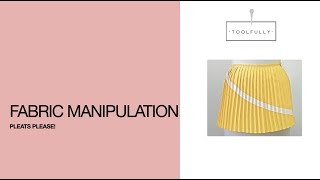 Fabric manipulation how to Pleat [upl. by Lepley212]