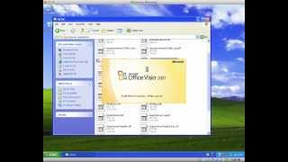 Microsoft Visio 2007 Installation [upl. by Seldun]