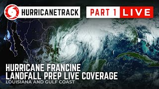 Replay  Hurricane Francine Live Tracking  Ground Field Coverage Part 1  Sep 10 2024 [upl. by Oludoet]