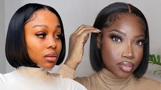 YOU NEED THIS AMAZON PRIME WIG  Recreating Jaydas Bob  Completely Glueless  FT Jaja Hair [upl. by Mike]