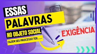 A forma correta para descrever seu objeto social sem exigência [upl. by Aloz]