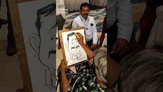 Caricature drawing by surendar caricaturedrawing drawing velvomcaricature [upl. by Lehteb]