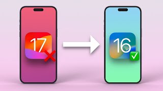 Désinstaller iOS 17 pour repasser sous iOS 16  Downgrade [upl. by Ekaterina]