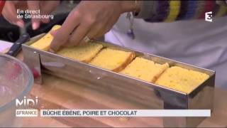 RECETTE  Bûche ébène aux poires [upl. by Vassaux919]