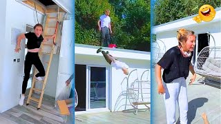 Stunt double prank water balloon surprise [upl. by Ensign]