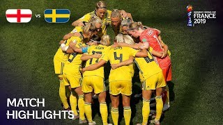 England v Sweden  FIFA Women’s World Cup France 2019  Match Highlights [upl. by Anol]