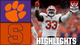 Clemson Tigers vs Syracuse Orange  Full Game Highlights [upl. by Hanschen]