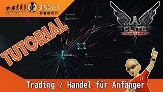 Elite Dangerous TUTORIAL  Trading Handel  GER  X1 [upl. by Reste]