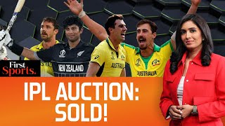 IPL 2024 Auction Starc The Most Expensive Player Joins KKR  First Sports With Rupha Ramani [upl. by Ragen261]