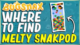 WHERE TO FIND AND HOW TO CATCH A MELTY SNAKPOD IN BUGSNAX  FROSTED PEAK  BUGAPEDIA [upl. by Etnor672]