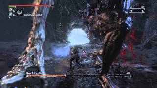 Bloodborne  Bloodletting Beast Boss in Great Pthumeran Iyll Chalice dungeon with Commentary [upl. by Enyahs672]