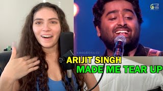 SINGER REACTS to Arijit Singh  LIVE at GIMA Awards 2017 for FIRST TIME [upl. by Dera297]