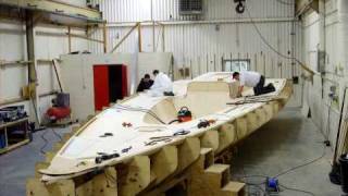 Melbourne Osaka Yacht Race Open 40 Suitable Boat Construction [upl. by Annekcm]