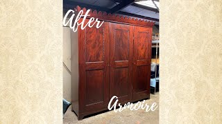 Antique Restoration  Armoire  After [upl. by Saideman]