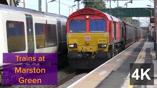 Trains amp Planes at Marston Green  22921  4K [upl. by Eseenaj431]