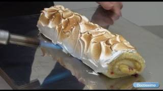 Recette bûche flambée dEmmanuel Ryon [upl. by Nerrej]